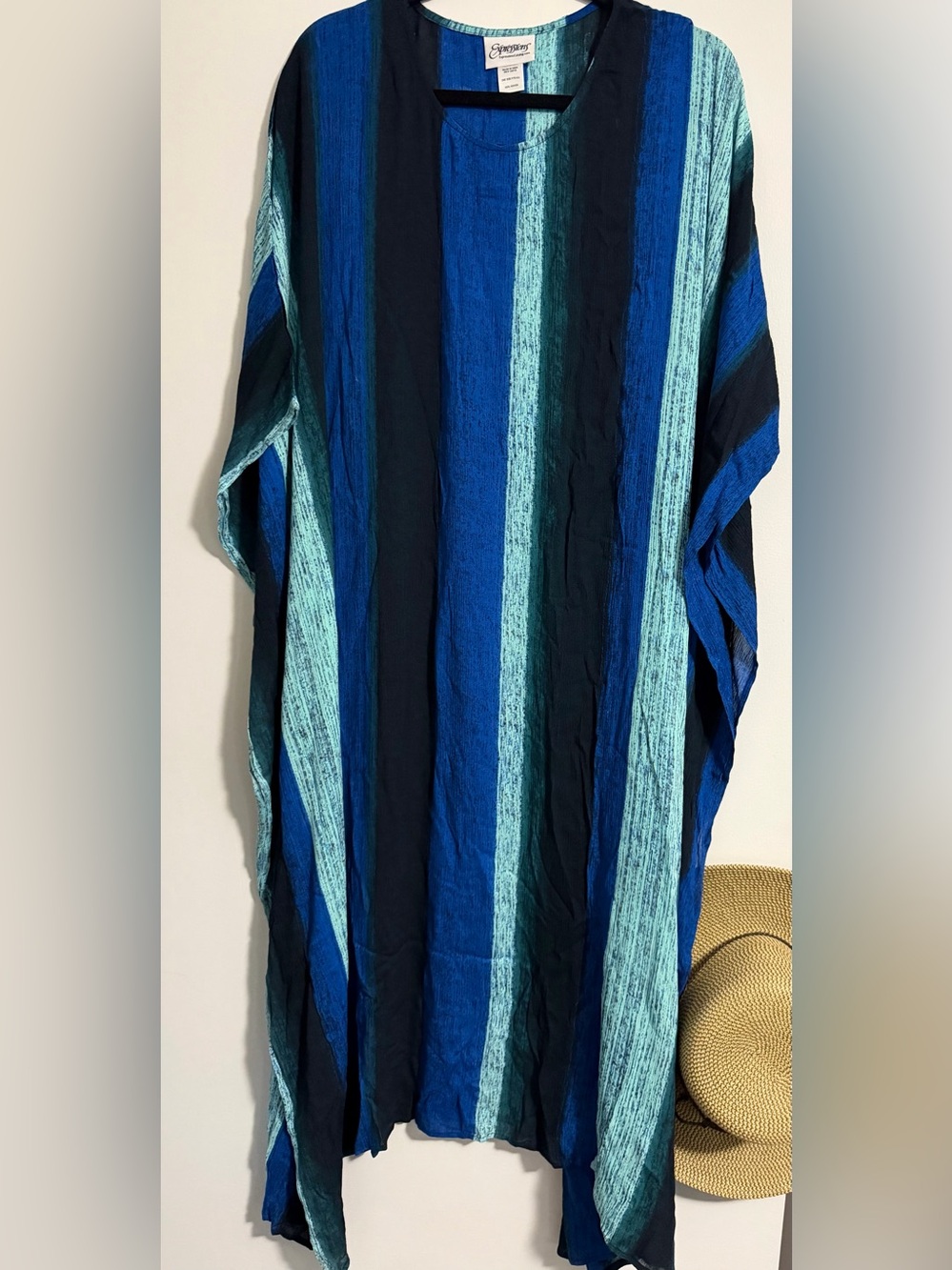Vintage EXPRESSIONS Striking Kaftan MUMU House Dress Lightweight Loungewear